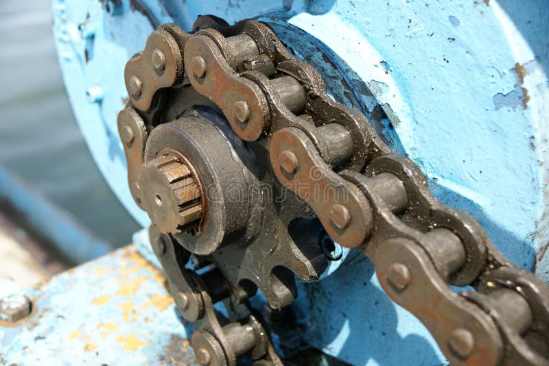 Ruota Dentata E Catena Illustrazione Di Stock. Illustrazione Di - Foto 12
