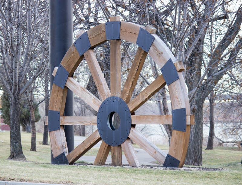 Ruota di vagone del crogiolo di vapore fotografia stock Ruota di vagone del crogiolo di vapore fotografia stock