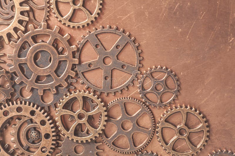 Ingranaggi metallici fotografia stock libera da diritti
