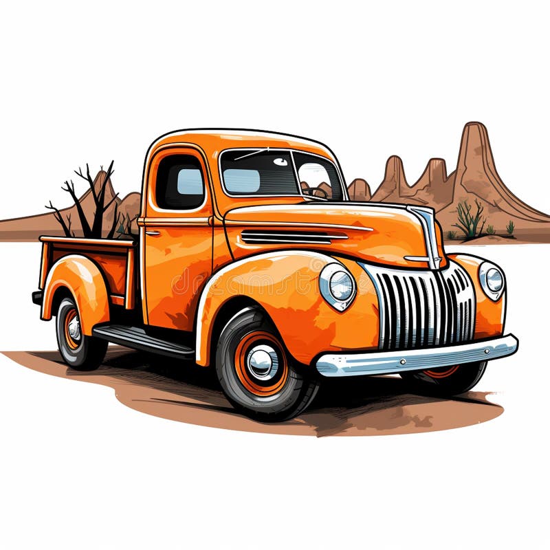 Ruote vibranti del pickup royalty illustrazione gratis