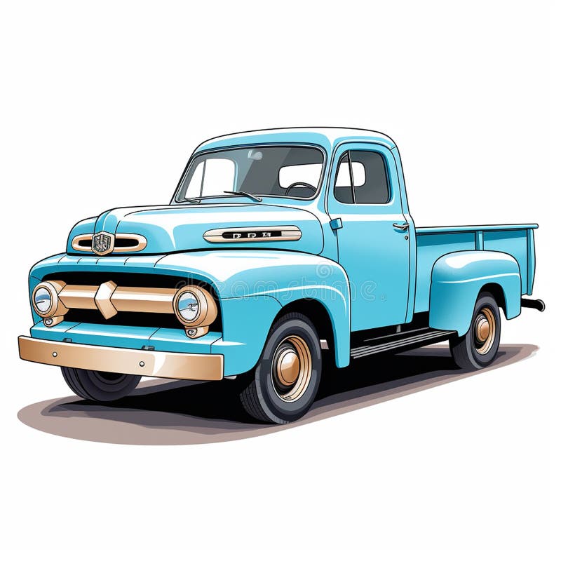 Ruote vibranti del pickup royalty illustrazione gratis