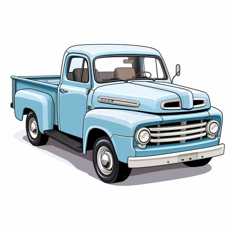 Ruote vibranti del pickup illustrazione di stock