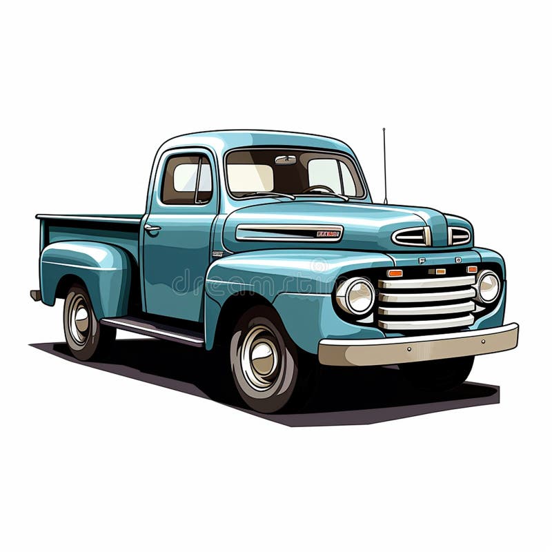 Ruote vibranti del pickup illustrazione vettoriale