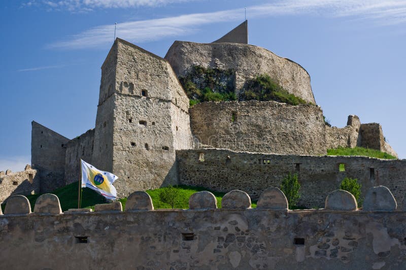 Rupea Fortress. (Brasov County, Transylvania, Romania). Mentioned in documents for the first time in 1324 AD stock image Rupea Fortress. (Brasov County, Transylvania, Romania). Mentioned in documents for the first time in 1324 AD stock image