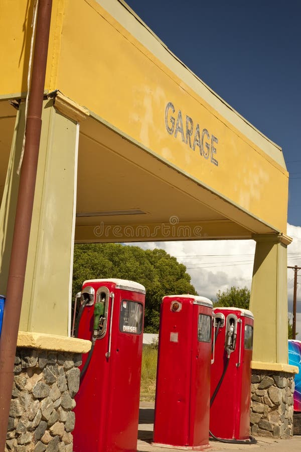 Old gas station stock image. Image of rusty, culture, gasoline 8581585