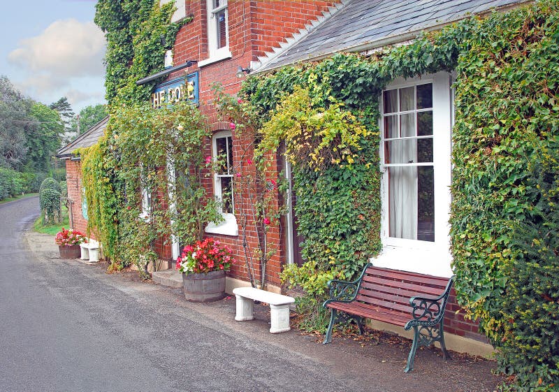 Rural country retreat covered in ivy