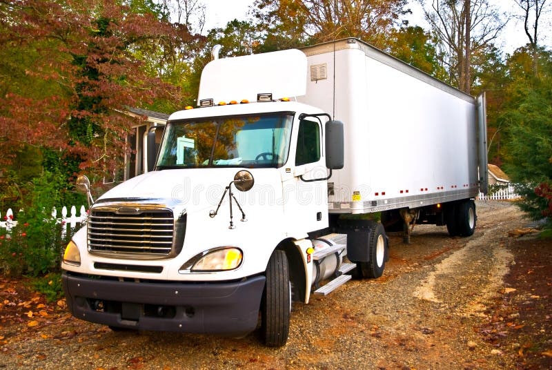 Rural Delivery / Large Truck royalty free stock photo