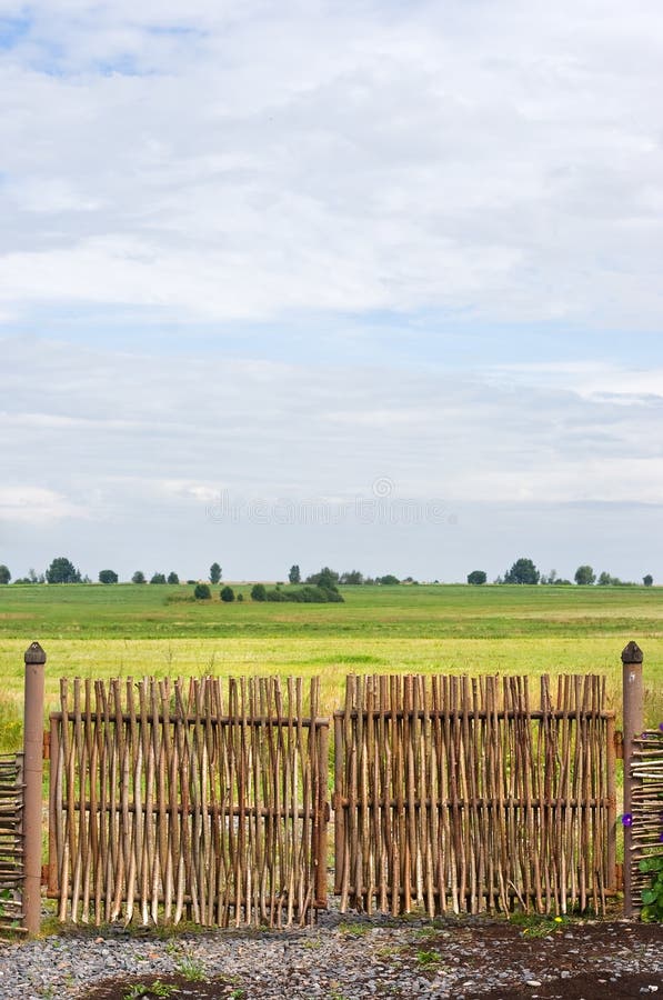 Rural gates landscape