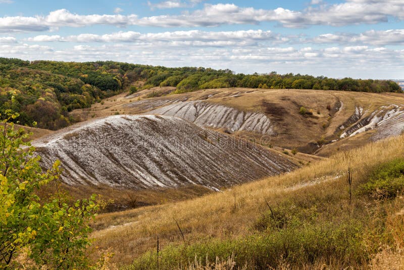 Rural landscape. Belgorod region. Russia