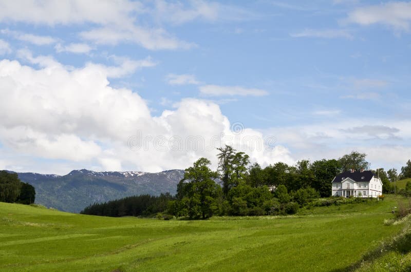 Rural lanscape of Norway