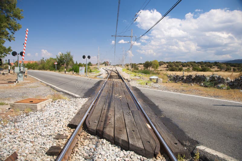 Rural level crossing