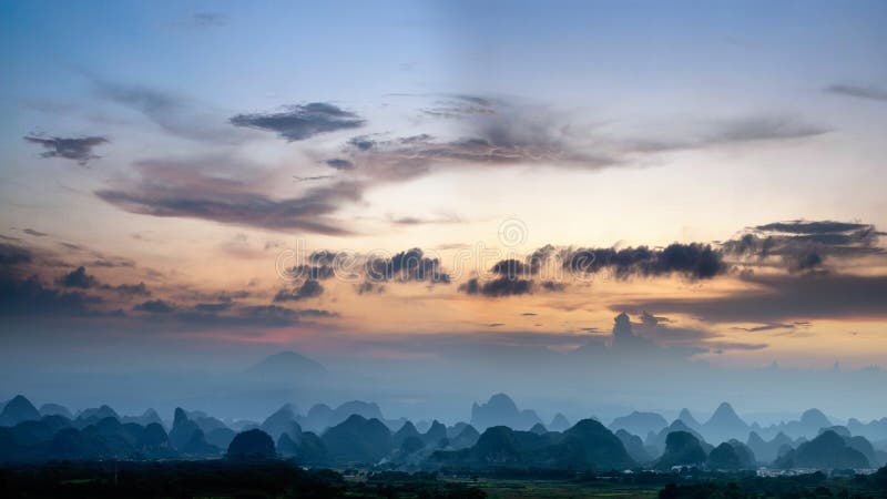 Rural scenery in Guilin