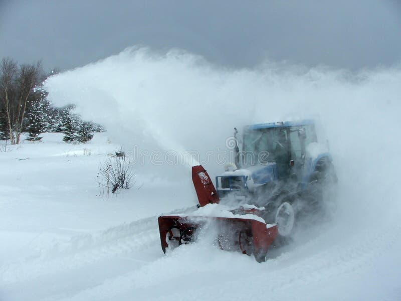 Rural snow blower,QC,Canada