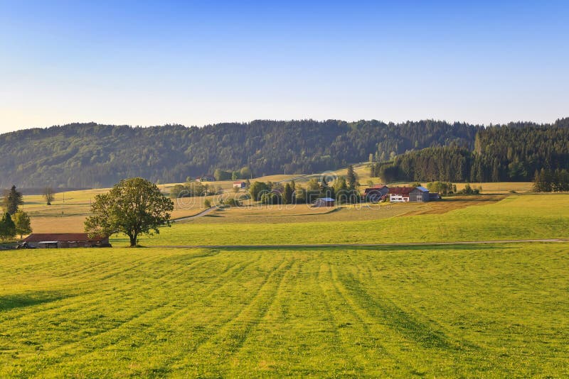 Countryside in Germany stock image. Image of town, residential - 33165835