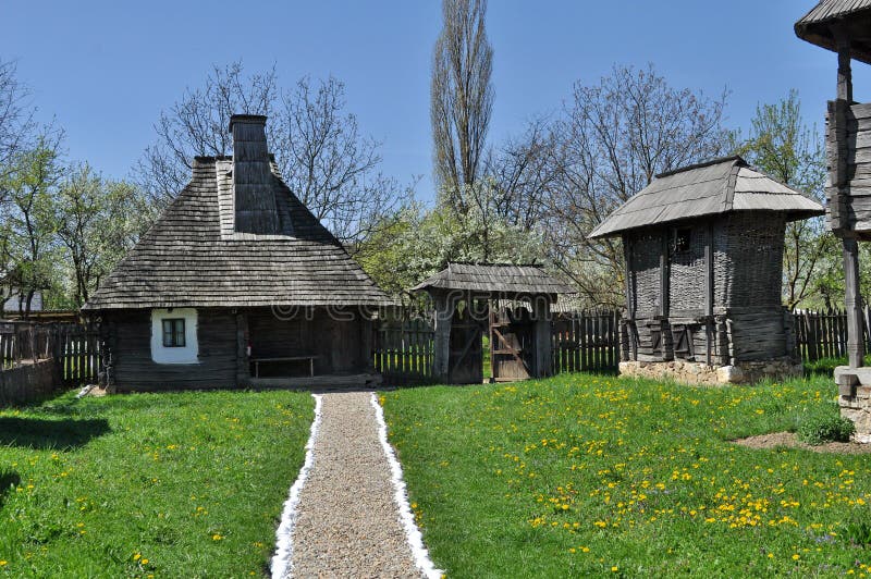 Rural wooden house royalty free stock photo Rural wooden house royalty free stock photo