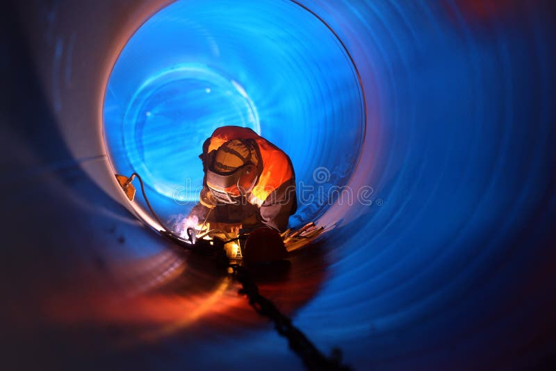 Rurociąg budowa zdjęcia stock Rurociąg budowa zdjęcia stock