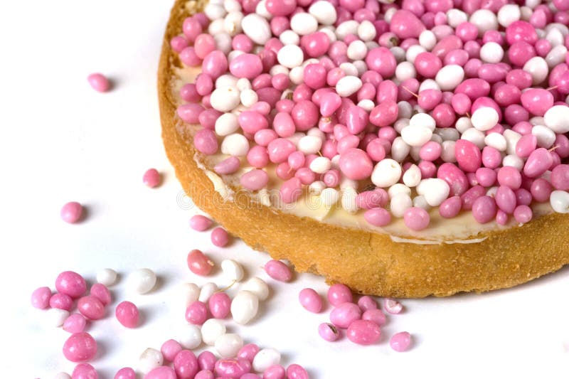 Rusk stock photo. Image of rusk, birthday, pink, dutch 16027816