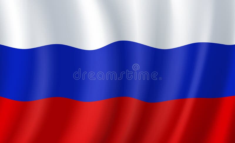 Premium Vector  Russia flag national realistic flag of russian