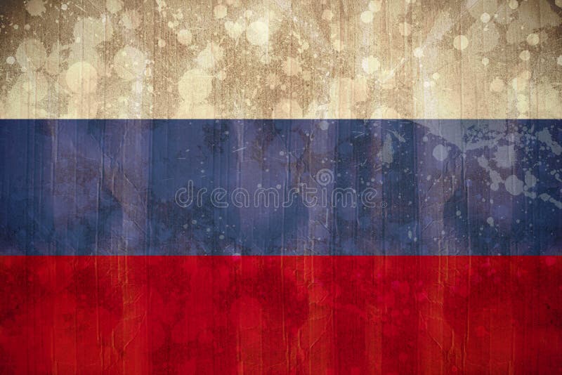 Russia Flag Grunge, Vectors