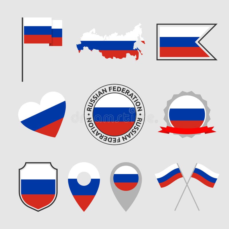 Premium Vector  Russia flag national realistic flag of russian federation