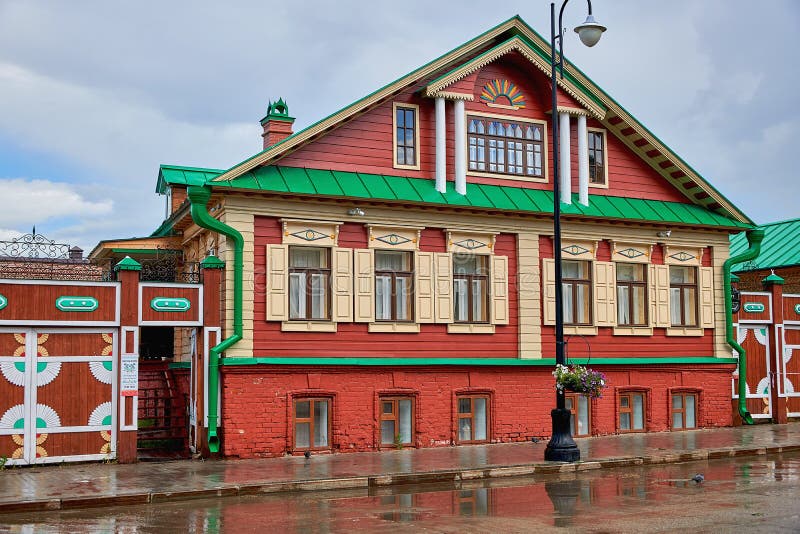 View Of Old Wooden Houses Russia Home For Nuns In An 