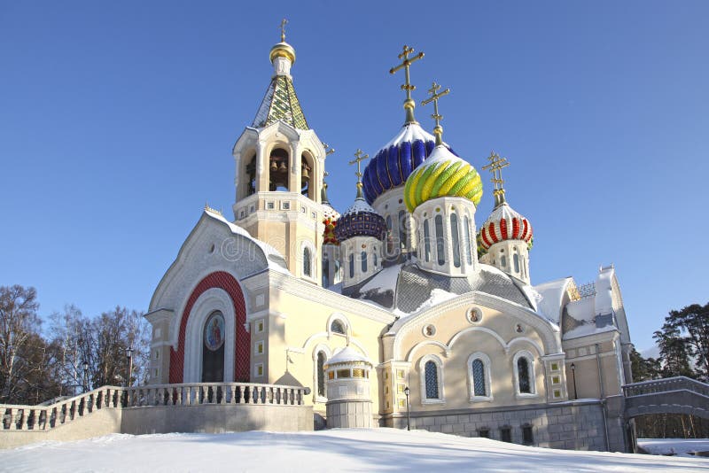 Russia. Moscow region. Peredelkino. Temple of the Holy Great Prince Igor of Chernigov