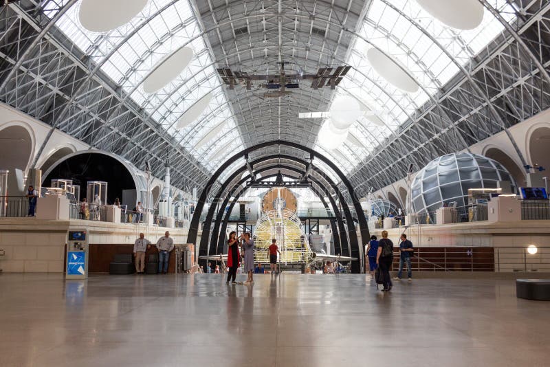 Russia, Moscow, VDNH : Exposition of the Cosmonautics and aviation center - the largest space Museum in Russia. stock image Russia, Moscow, VDNH : Exposition of the Cosmonautics and aviation center - the largest space Museum in Russia. stock image