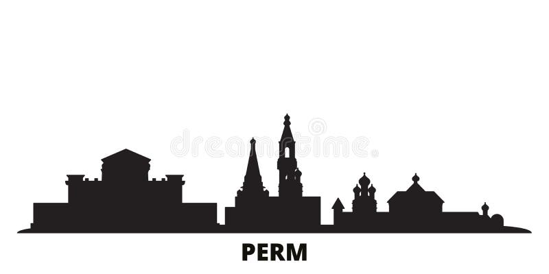Силуэт города Пермь
