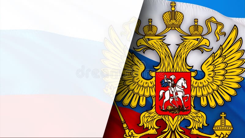 Flag Of Russia. Russian Flag. Coat Of Arms. Brush Stroke Background Royalty  Free SVG, Cliparts, Vectors, and Stock Illustration. Image 61306955.