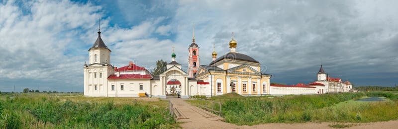 Russia, Yaroslavl region. Churches and bell tower