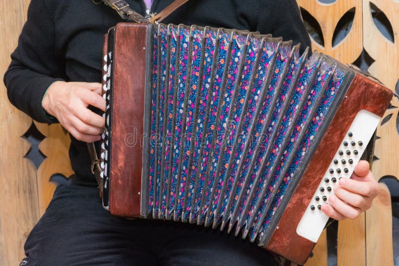 Russian accordion. stock image. Image of accordion, music - 48776643