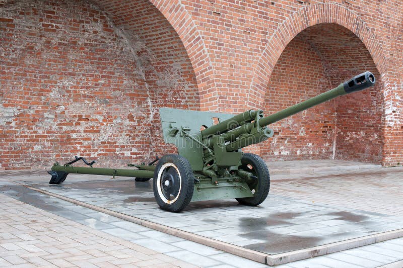 Russian Antitank Devision 57mm Gun of the Second World War Stock Photo Image of cannon