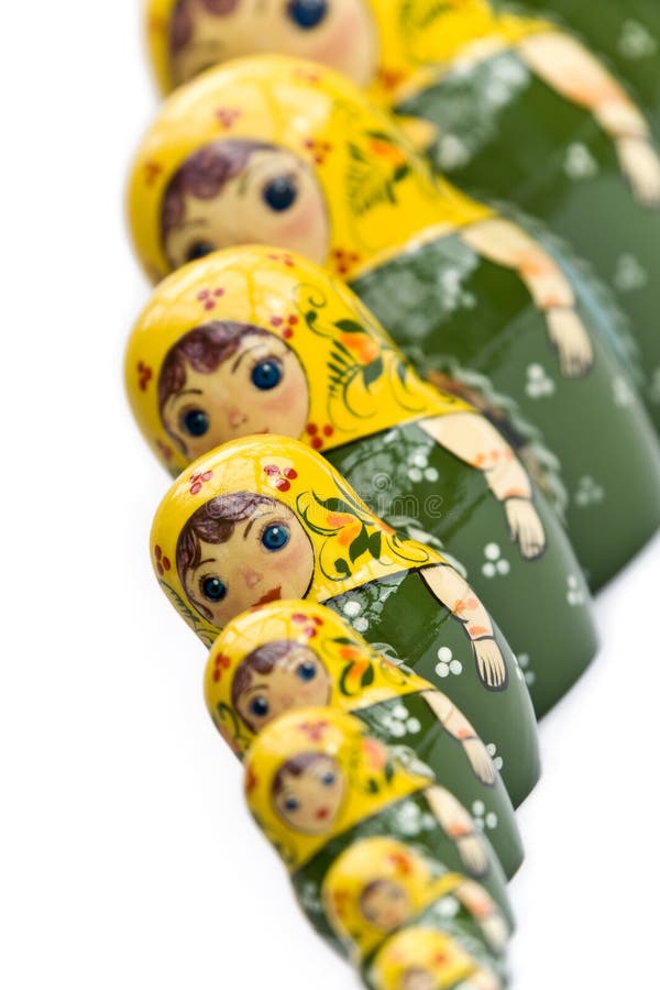 Matryoshka Russian Nested Dolls Stock Photo Image of change