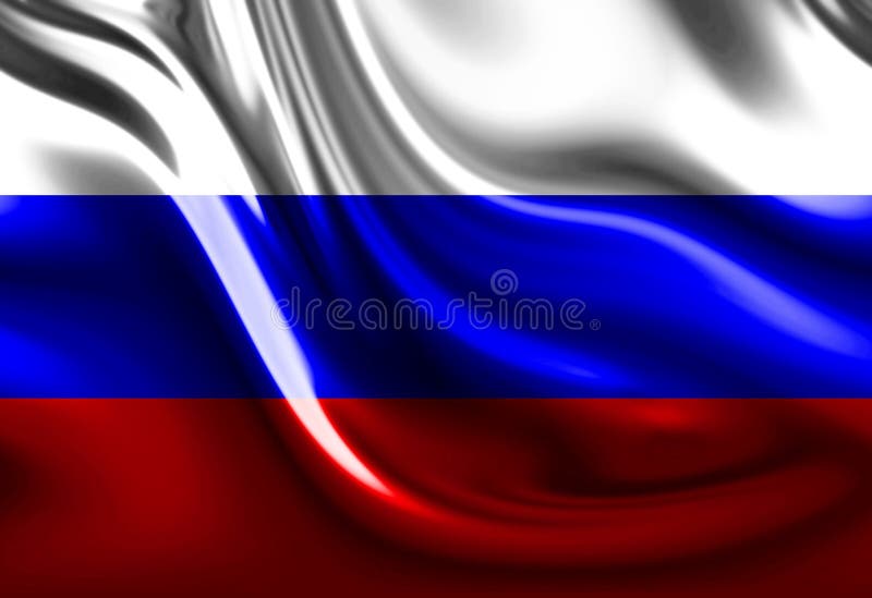 Russian flag stock illustration. Illustration of background 14884227