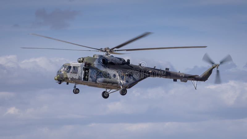 Russian military helicopter Mil Mi 17