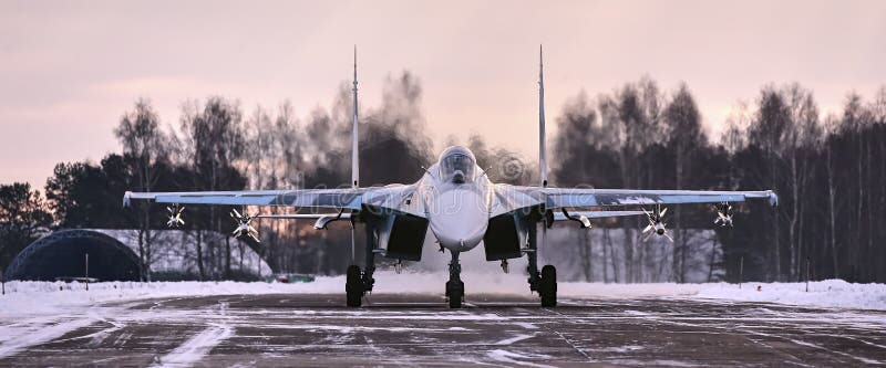 Russian multipurpose jet fighter MiG-29 at a military base in the Republic of Belarus