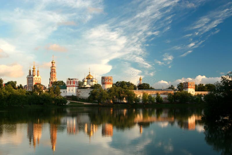 Russian orthodoxy monastery royalty free stock photos