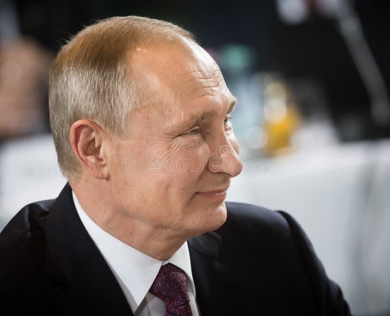Russian President Vladimir Putin. BERLIN, GERMANY - Oct 19, 2016: Russian President Vladimir Putin before the negotiations of leaders of states in Normandy royalty free stock photo Russian President Vladimir Putin. BERLIN, GERMANY - Oct 19, 2016: Russian President Vladimir Putin before the negotiations of leaders of states in Normandy royalty free stock photo