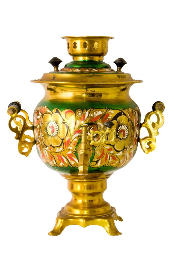 Russian samovar royalty free stock photo