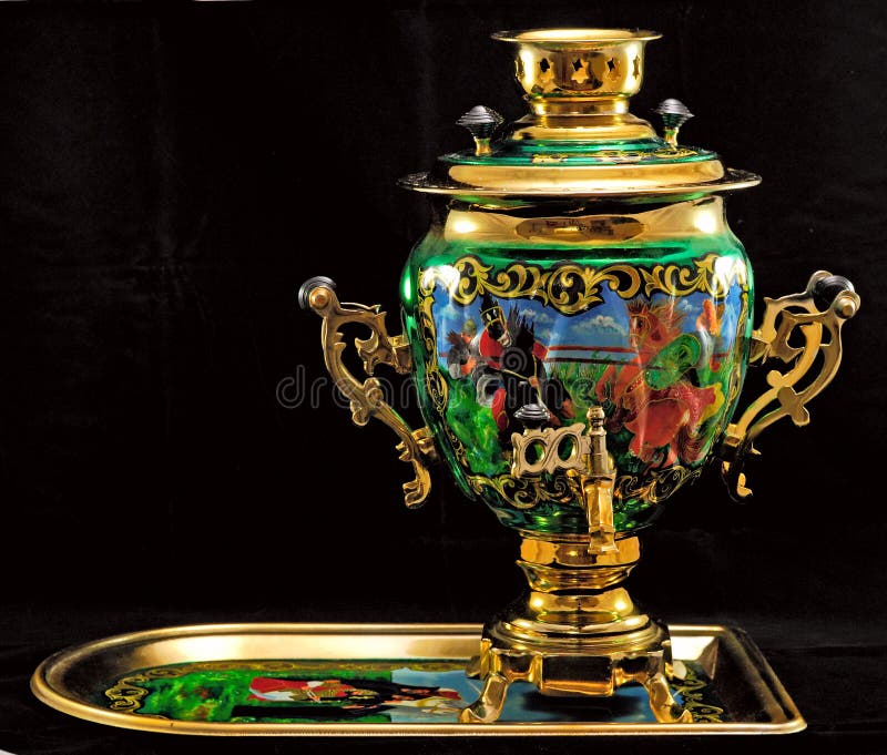 Russian Samovar stock photo