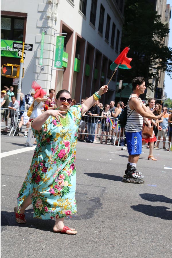 Russian Speaking American Lgbt Pride Parade Participants In Ny Editorial Image Image Of Parade 