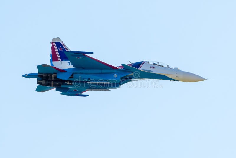 Russian strike fighter Sukhoi Su-30