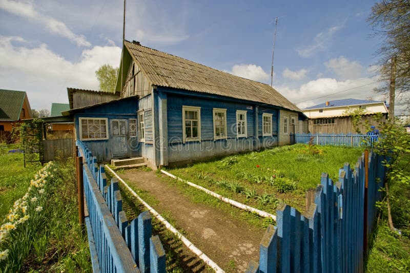 Russian village garden