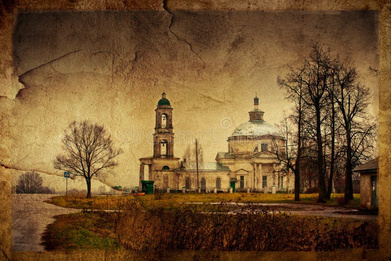 Russische kerk royalty-vrije stock fotografie Russische kerk royalty-vrije stock fotografie