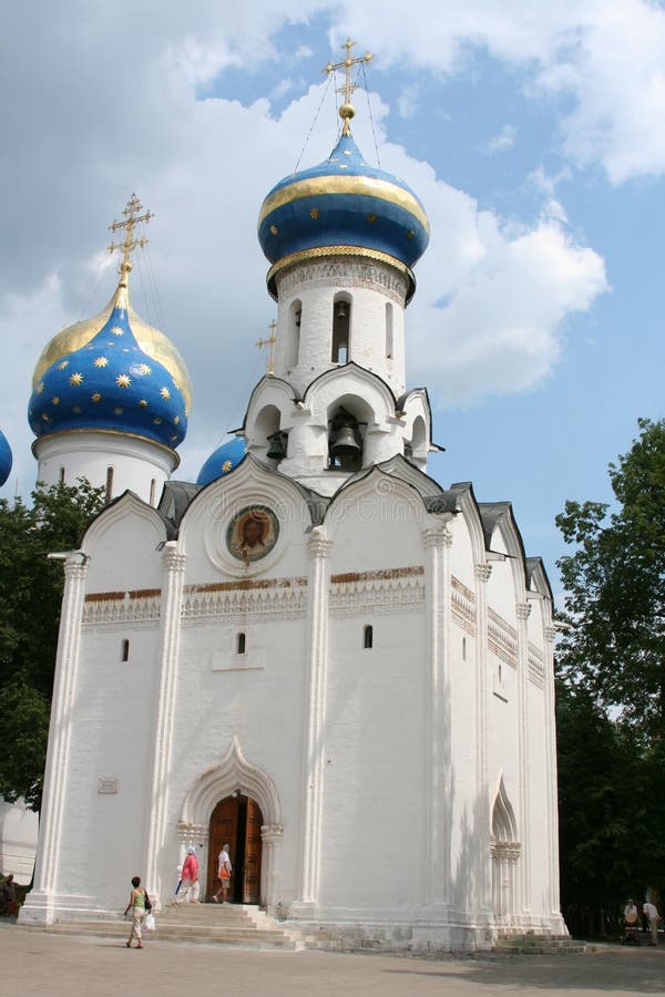 Russische orthodoxe kerk royalty-vrije stock foto Russische orthodoxe kerk royalty-vrije stock foto