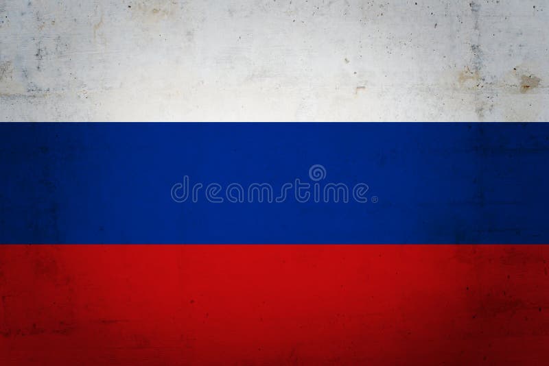 Russische vlag royalty-vrije stock foto