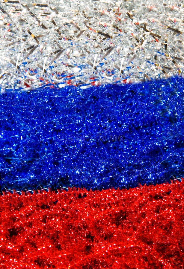 Russische vlag royalty-vrije stock afbeelding