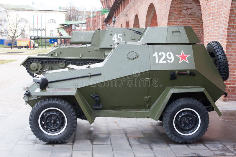 Russischer Panzerkampfwagen stockfotos Russischer Panzerkampfwagen stockfotos