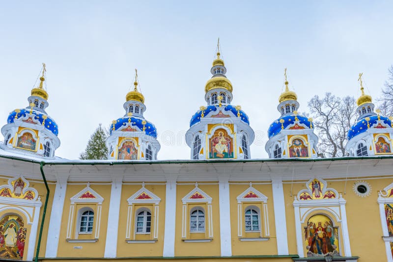 Russisch-orthodoxes Kloster lizenzfreies stockfoto