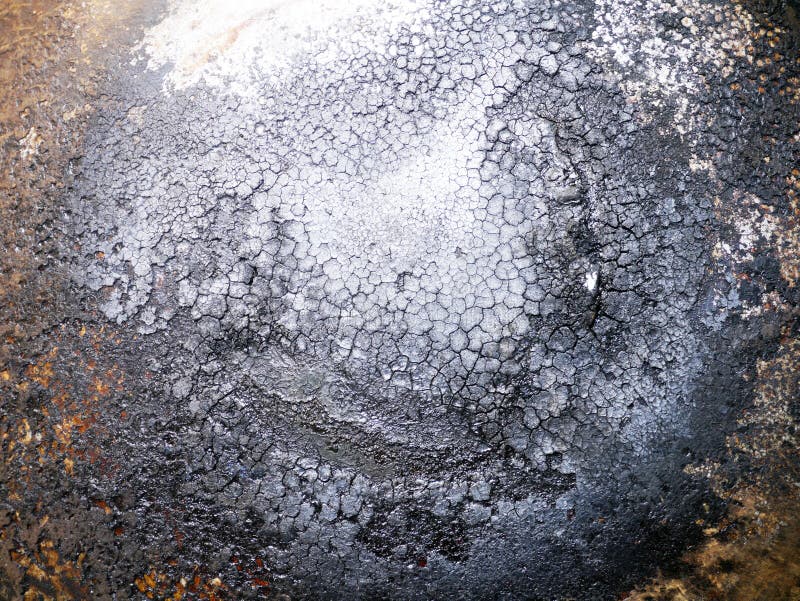 Rust Burnt Metal Texture Black Background Stock Photo Image of circle